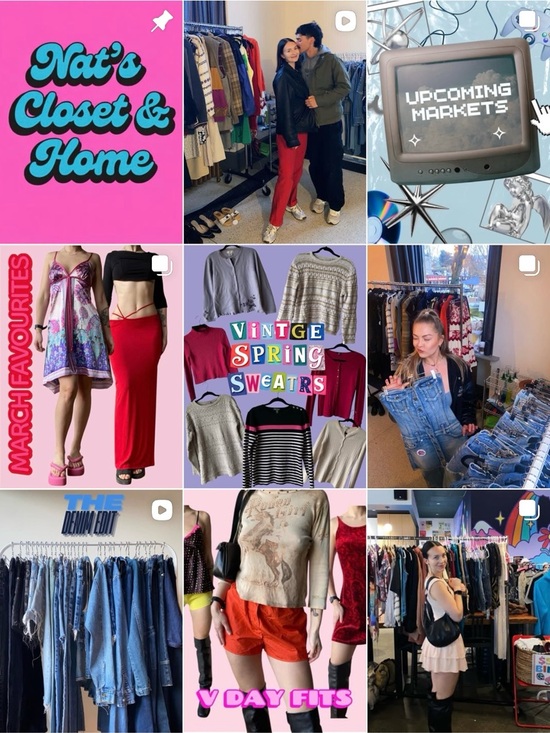 Vintage brown patterned sleeveless top - made in Canada - Picture 4 of 4